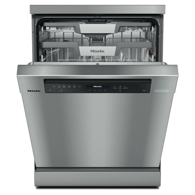 Miele 60cm Freestanding AutoDos PowerDisk Dishwasher G7600SCCLST Stainless Steel