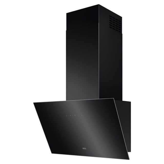 AEG 60cm Series 6000 Angled Chimney Hood DVX5661HB Black