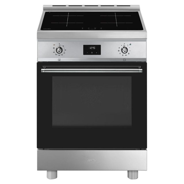 Smeg 60cm Freestanding Pyrolytic Induction Cooker C6IPXT2 Stainless Steel