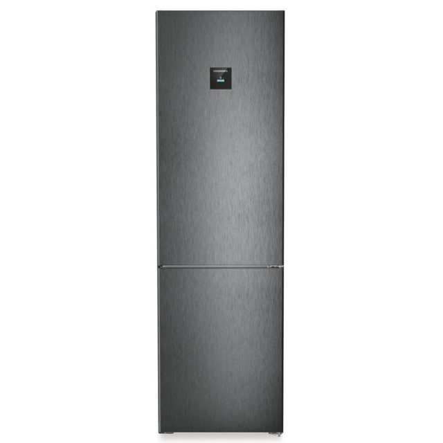 Liebherr 60cm Plus Biofresh Frost Free Fridge Freezer CBNBDC573I Black Steel