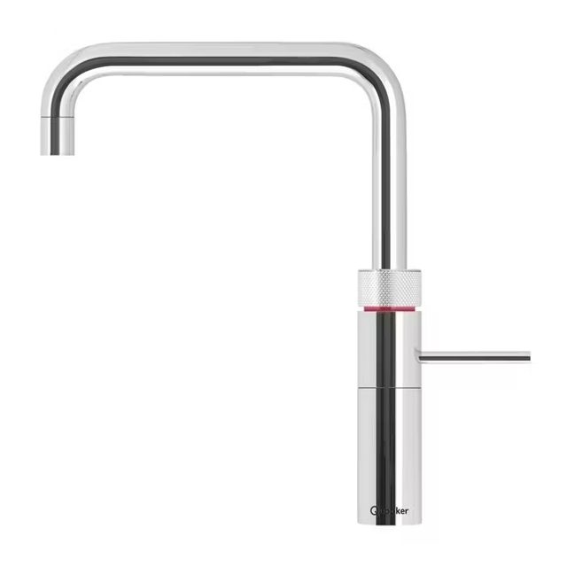 Quooker Square Fusion 3-in-1 Boiling Water Tap PRO3 FUSION SQUARE CHROME FNSCHR Chrome