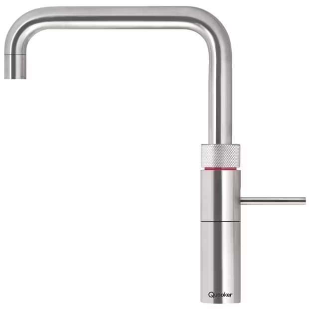 Quooker Square Fusion 3-in-1 Boiling Water Tap PRO3 FUSION SQUARE SS FNSSST Stainless Steel