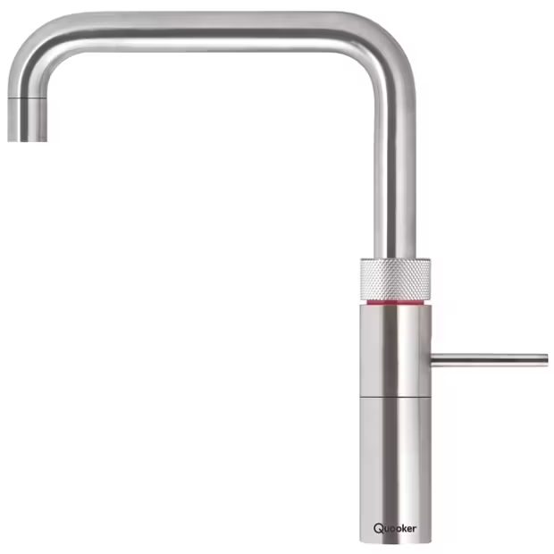 Quooker Combi Fusion Square 3-in-1 Boiling Water Tap COMBI 2.2 FUSION SQUARE SS FNSSST Stainless Steel