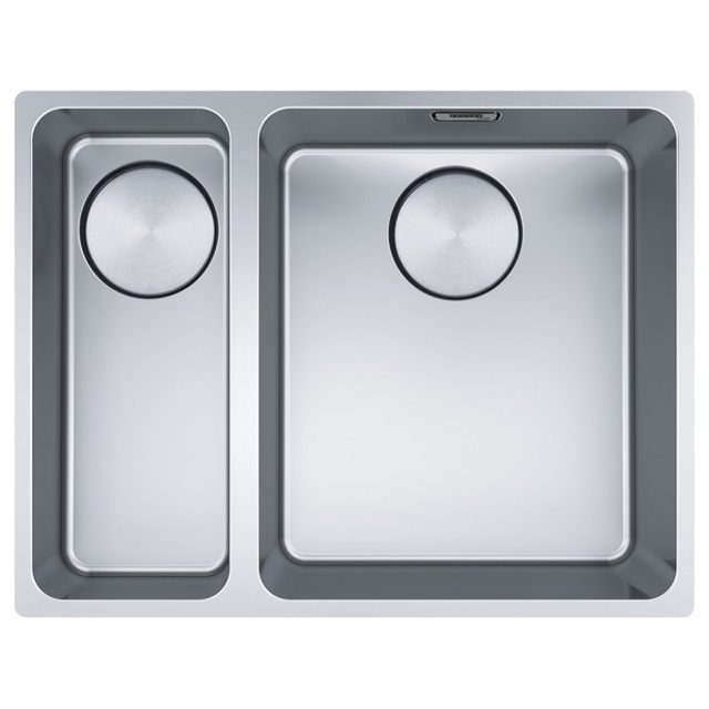 Franke Mythos Bowl 1.5 Bowl Undermount Sink Left Hand Small Bowl 122.0607.062 Stainless Steel
