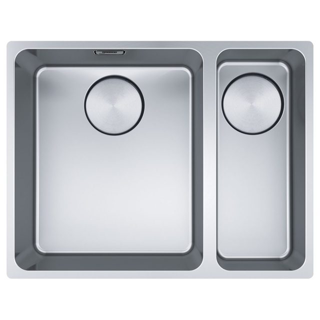 Franke Mythos Bowl 1.5 Bowl Undermount Sink Right Hand Small Bowl 122.0607.063 Stainless Steel