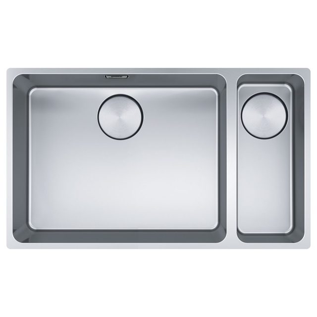 Franke Mythos Bowl 1.5 Bowl Undermount Sink Right Hand Small Bowl 122.0607.083 Stainless Steel