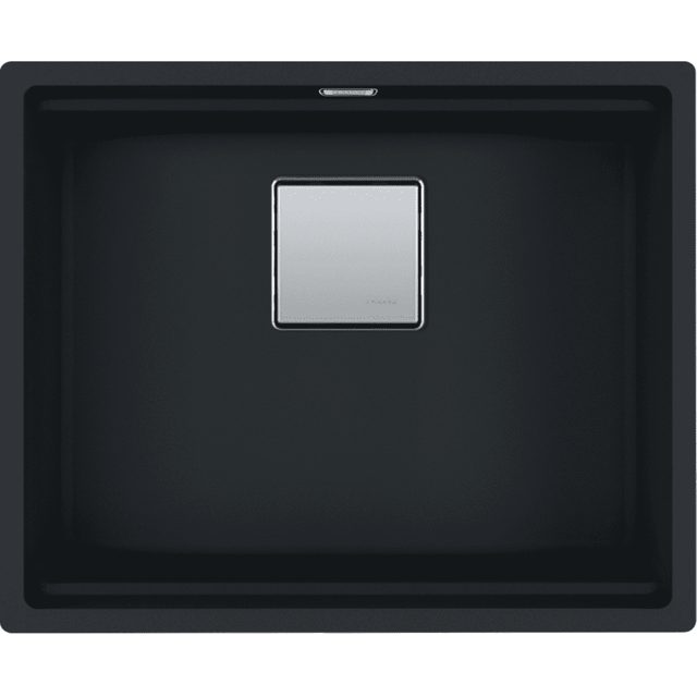 Franke Kubus Fragranite Single Bowl Undermount Sink 125.0630.442 Matte Black