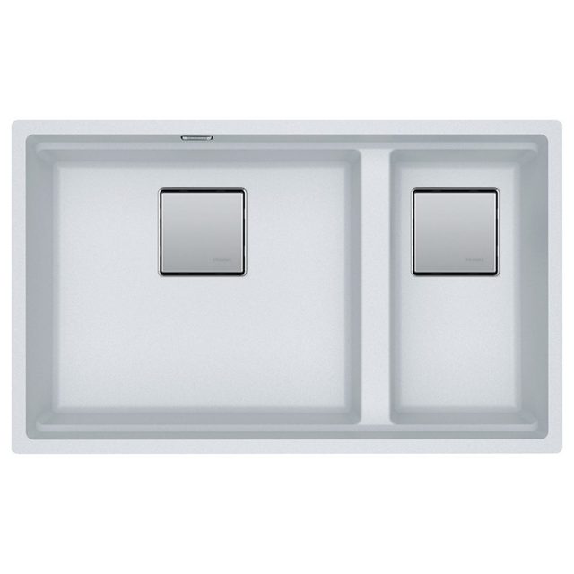 Franke Kubus Fragranite 1.5 Bowl Undermount Sink 125.0633.285 White