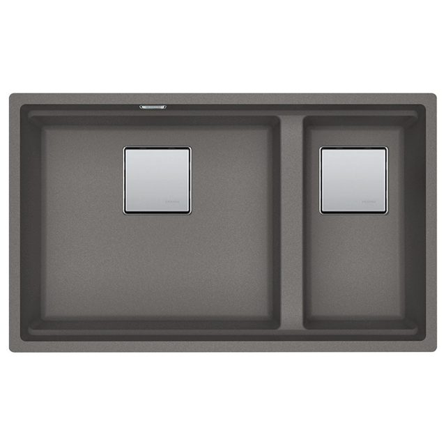 Franke Kubus Fragranite 1.5 Bowl Undermount Sink 125.0633.287 Stone Grey