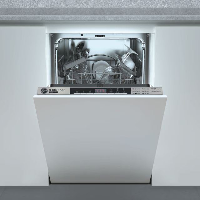 Hoover 45cm Fully Integrated Slimline Dishwasher HDIH 2T1047-80