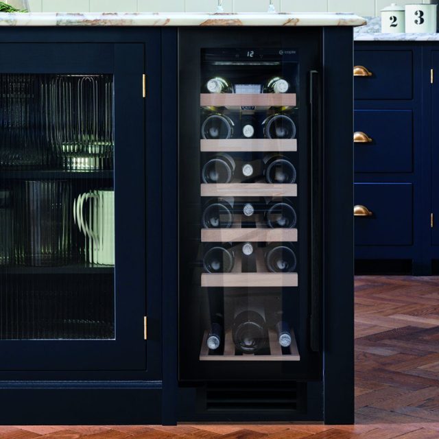 Caple 30cm Undercounter Wine Cooler WI3126BG Black
