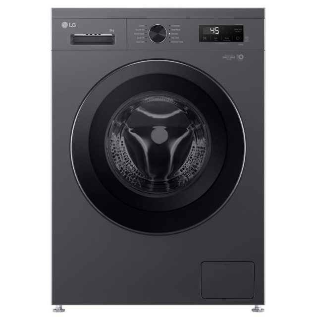 LG 9kg Steam Washing Machine F4X1009NMK Slate Grey