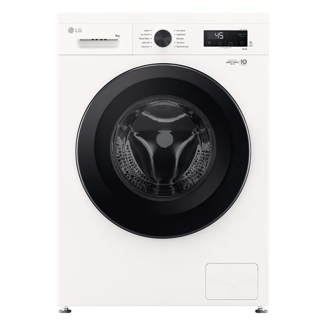 LG Series 2 Direct Drive 9kg 1400 Spin Washing Machine F4X1009NWK White