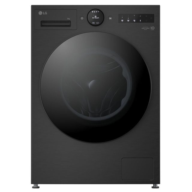 LG Series 7 AI Direct Drive 9kg 1400 Spin Washing Machine F4X7009TBB Matte Black