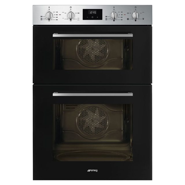 Smeg Built In Cucina Double Oven DOSF400B Stainless Steel