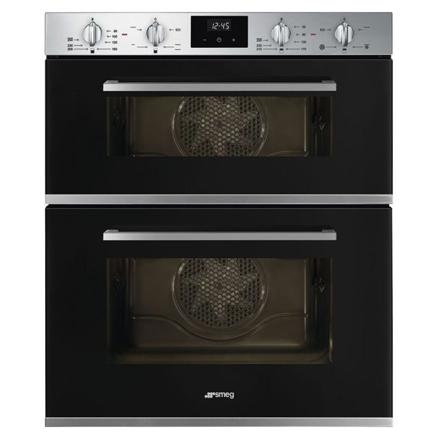Smeg Built Under Cucina Double Oven DUSF400B Stainless Steel