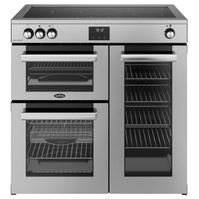 Belling Cookcentre 90EI Induction Range Cooker 444411796 STAINLESS STEEL