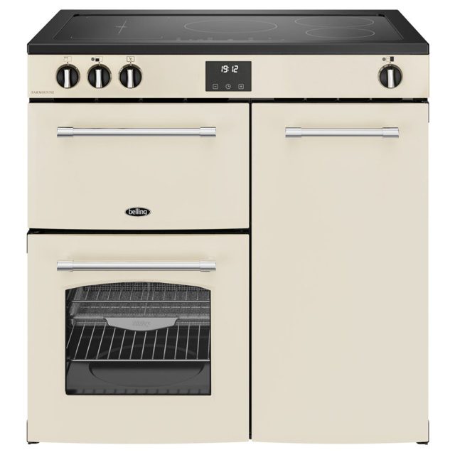 Belling Farmhouse 90EI Induction Range Cooker 444411824 CREAM