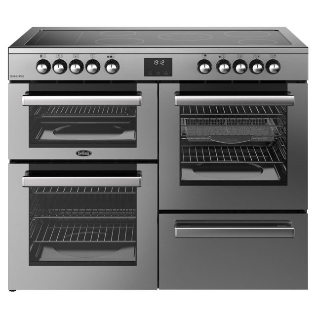 Belling Cookcentre 110E Ceramic Range Cooker 444411804 STAINLESS STEEL
