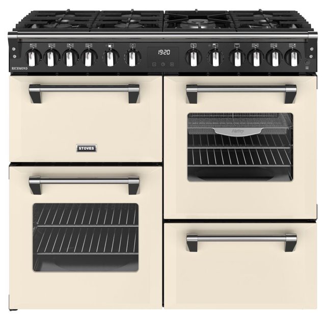 Stoves Richmond 100DF Dual Fuel Range Cooker 444411857 CREAM