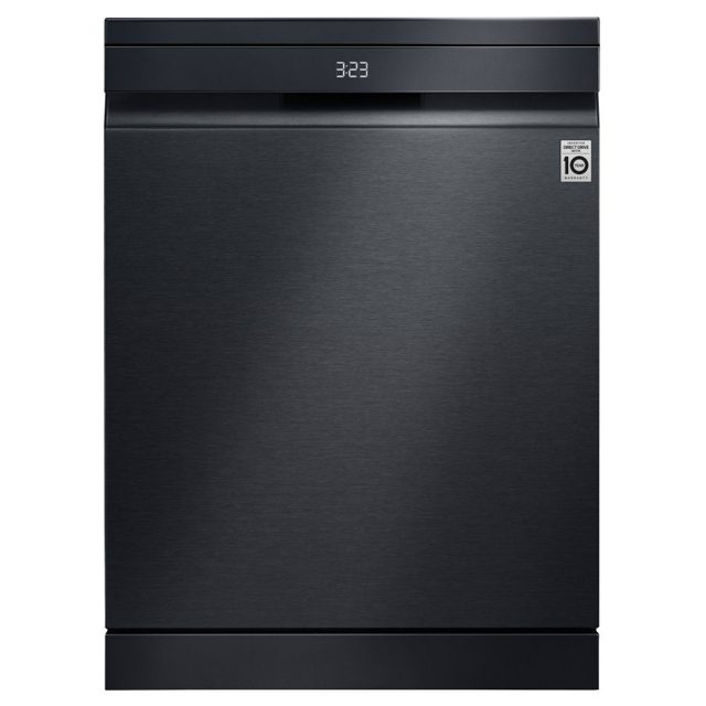 LG Series 7 TrueSteam QuadWash 14 PS WiFi Connected Freestanding Full Size Dishwasher DF587HMS Matte Black