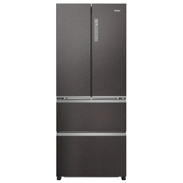 Haier 70cm Frost Free Fridge Freezer HFR3718ENMD Dark Inox