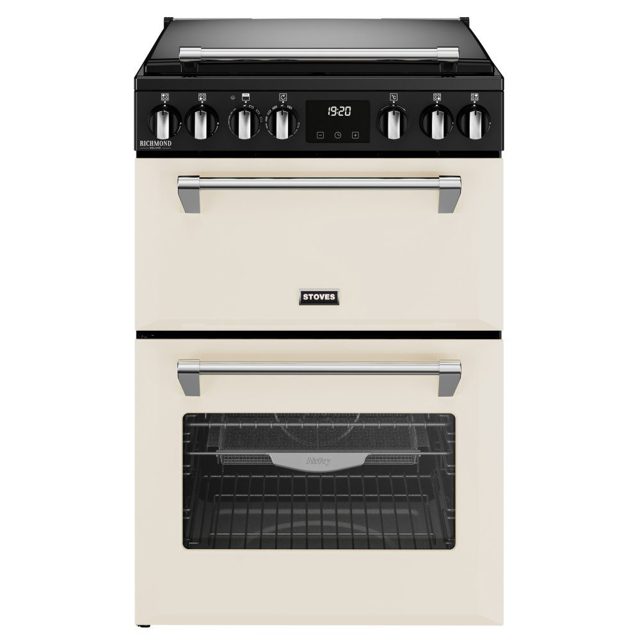 Stoves Richmond Deluxe 60DF Dual Fuel Mini Range Cooker 444411845 CREAM