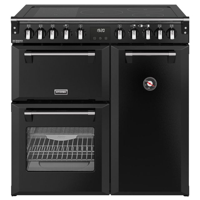Stoves Richmond Deluxe 90EI Induction Range Cooker 444411869 BLACK