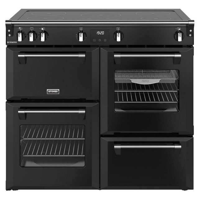 Stoves Richmond 100EI Induction Range Cooker 444411859 BLACK