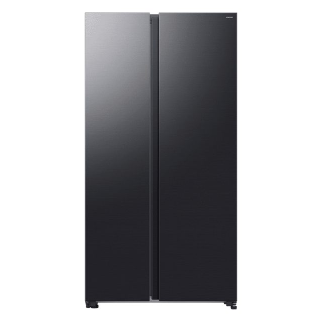 Samsung Bespoke AI Series 7 American Style Fridge Freezer Non Ice & Water RS70F67QCFEU Black Steel