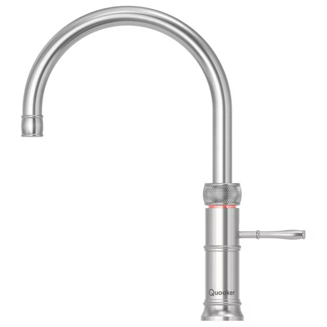 Quooker Combi+ Classic Fusion Round Boiling Water Tap COMBI+ CLASSIC FUSION ROUND SS CFNRSST Stainless Steel