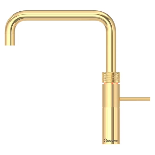 Quooker Combi+ Fusion Square Boiling Water Tap COMBI+ FUSION SQUARE GOLD FNSGLD Gold