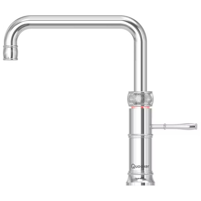 Quooker Combi Classic Fusion Square 3-in-1 Boiling Water Tap COMBI 2.2 CLASSIC FUSION SQUARE CHROME CFNSCHR Chrome
