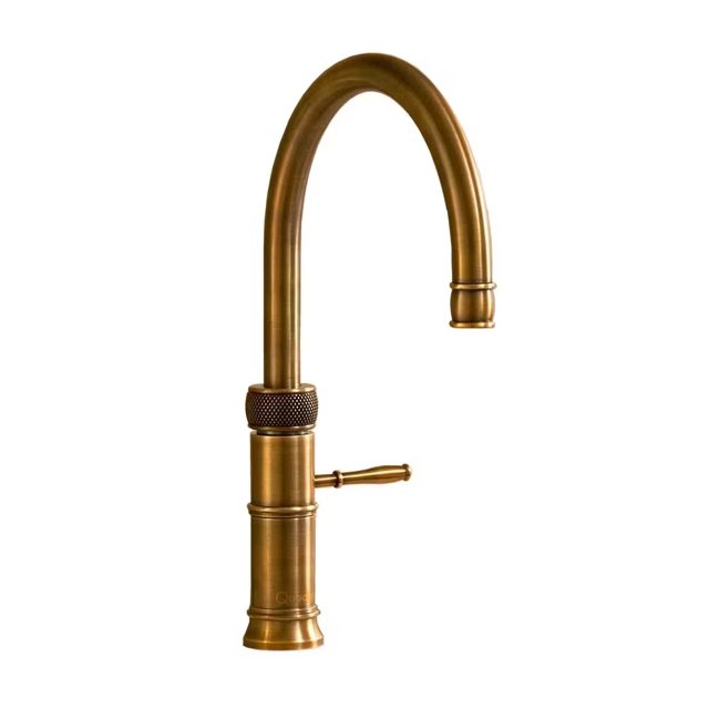 Quooker Combi Classic Fusion Round 3-in-1 Boiling Water Tap COMBI 2.2 CLASSIC FUSION ROUND PTN CFNRPTB Patinated Brass