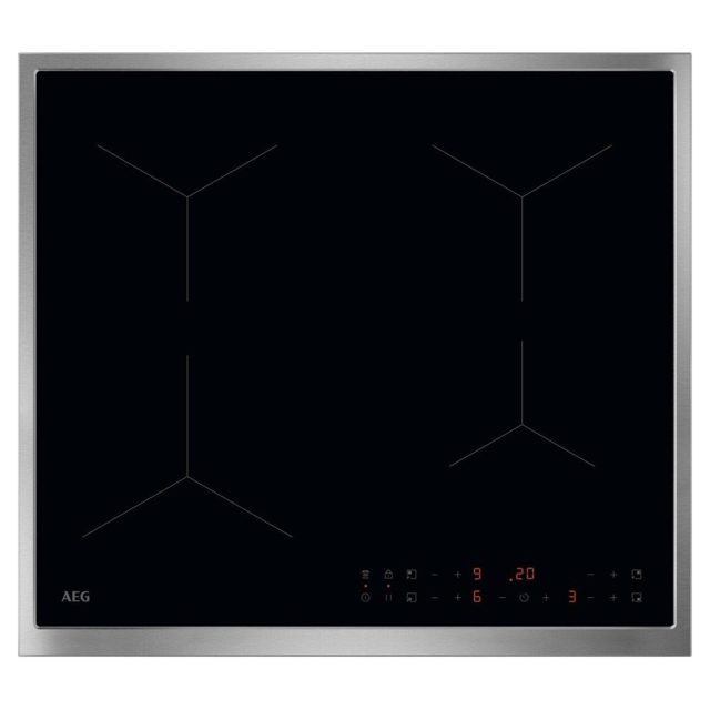 AEG 58cm Series 5000 4 Zone Induction Hob TN64IA00XB Stainless Steel
