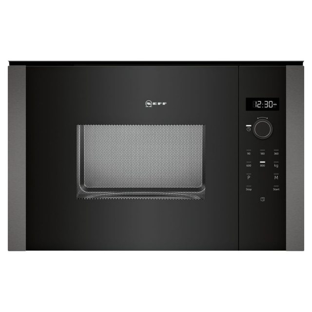 Neff N50 Built In Microwave For Wall Unit HLAWD23G0B Graphite