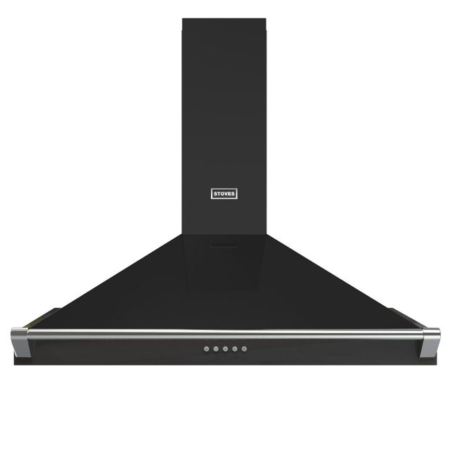 Stoves Richmond 110PYR Chimney Hood 444411660 BLACK
