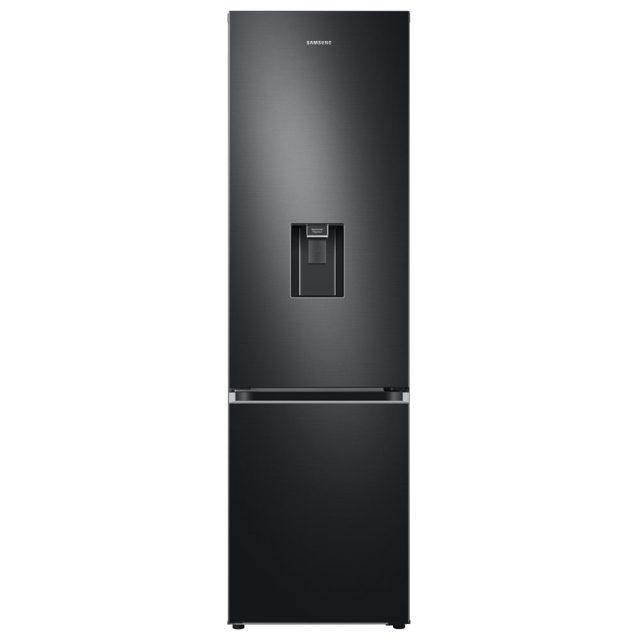 Samsung 60cm Series 6 Frost Free Fridge Freezer With Non Plumbed Water Dispenser RB38C636DB1/EU Black Steel