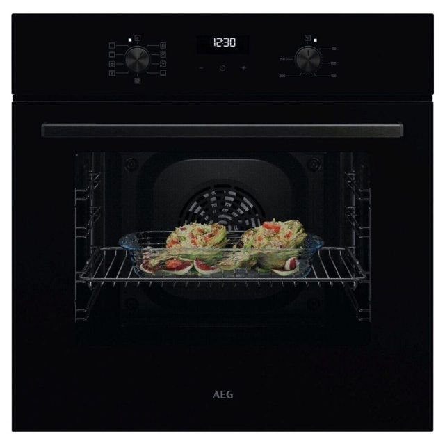 AEG Series 5000 Multifunction Single Oven OU5AB20CK Black