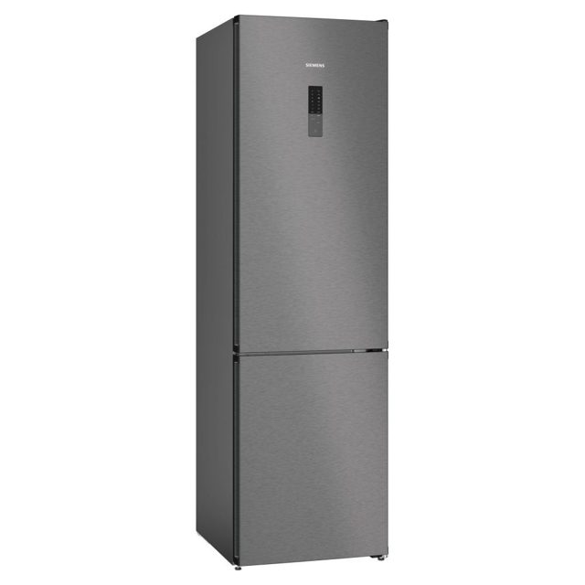 Siemens IQ-500 60cm Freestanding Frost Free Fridge Freezer KG39NXXBF Black Steel