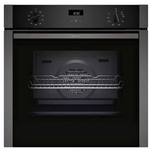 Neff N50 CircoTherm Multifunction Single Oven B1ACE4AG3B Graphite