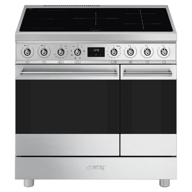 Smeg 90cm Classic Induction Range Cooker C92IMX2 Stainless Steel