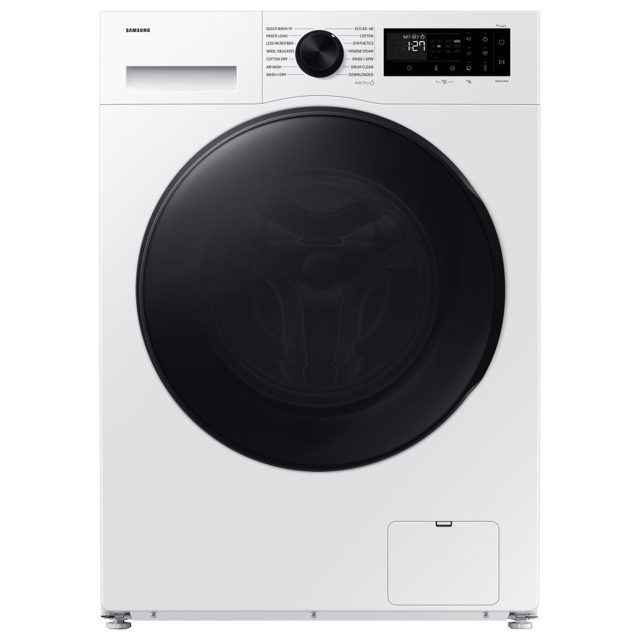 Samsung 11kg/6kg Series 5 AI Energy Ecobubble Washer Dryer WD11DG5B15BEEU White