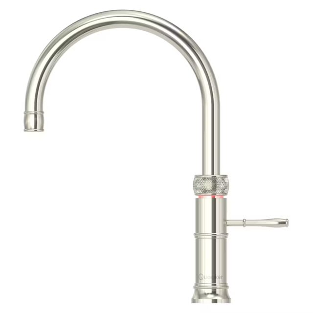 Quooker Classic Round Fusion 3-in-1 Boiling Water Tap PRO3 CLASSIC FUSION ROUND NICKEL CFNRNIC Nickel