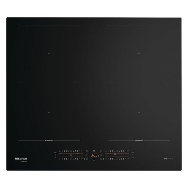 Hisense 60cm 4 Zone Area Flex Induction Hob HI6442BSCWF Black