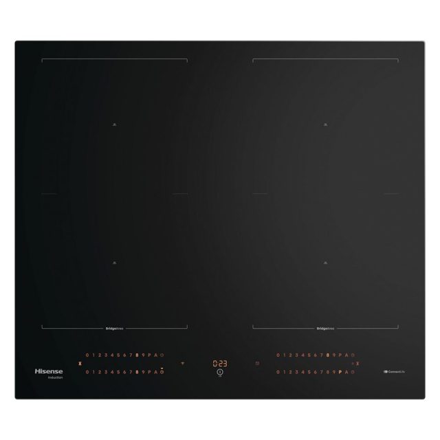 Hisense 60cm 4 Zone Area Flex Induction Hob HI6443BSCWF Black