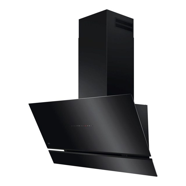 AEG 90cm Series 8000 Angled Chimney Hood NDV8791CB Black