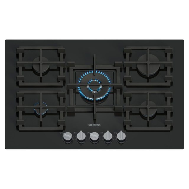 Siemens IQ-500 75cm Frameless Gas On Glass Hob EP7A6QI40 Black