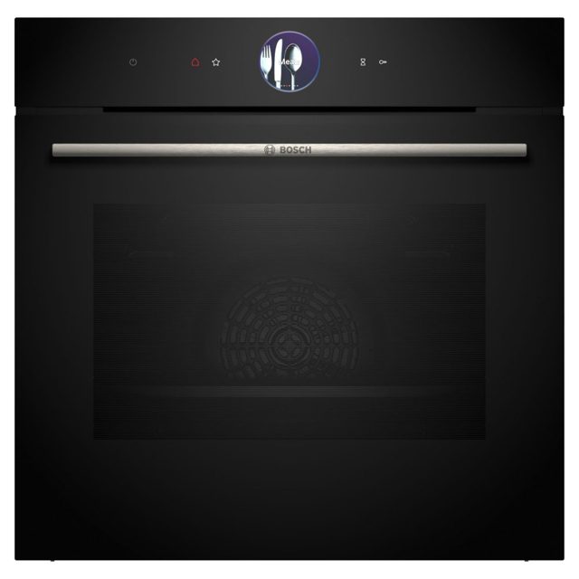Bosch Series 8 Pyrolytic Multifunction Single Oven HBG7764B1B BLACK