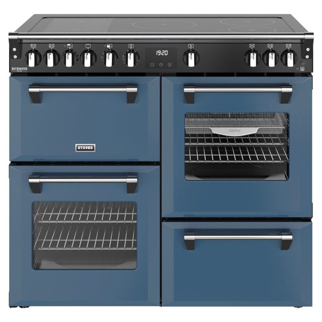 Stoves Richmond Deluxe 100EI Induction Range Cooker 444412023 TWILIGHT BLUE